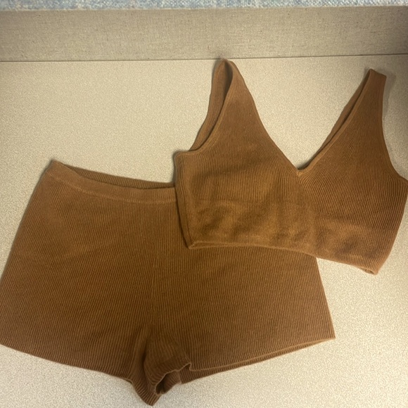 Cashmere Victoria’s Secret bralette and short set - Picture 3 of 12